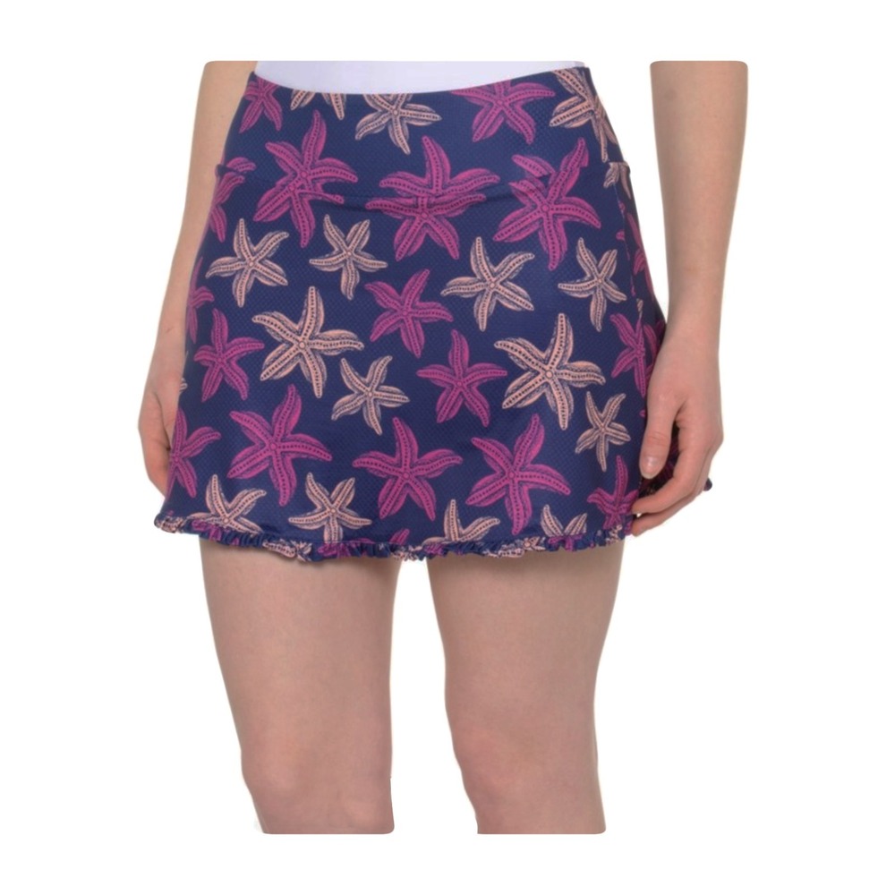 Womens GOTTEX Golf Ruffle Skort - NWT Size XL Deep Sea - #45922-N3
